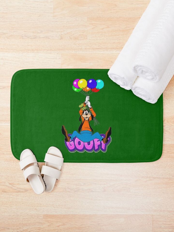 Goofy Cartoon Bath Mat