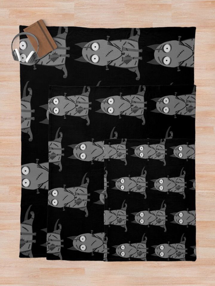 frankenweenie sparky Throw Blanket