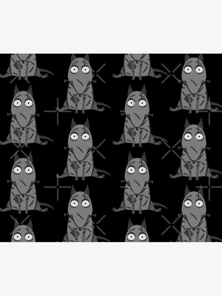 frankenweenie sparky Throw Blanket