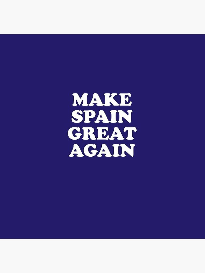 Make Spain Great Again Donald Trump Pillow