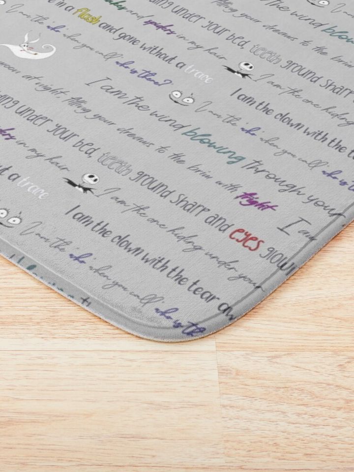 Nightmare Before Christmas Bath Mat