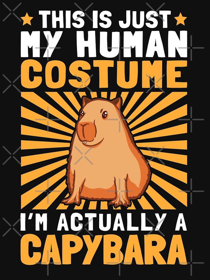 Capybara Costume Capybara Rodent Gift T-Shirt