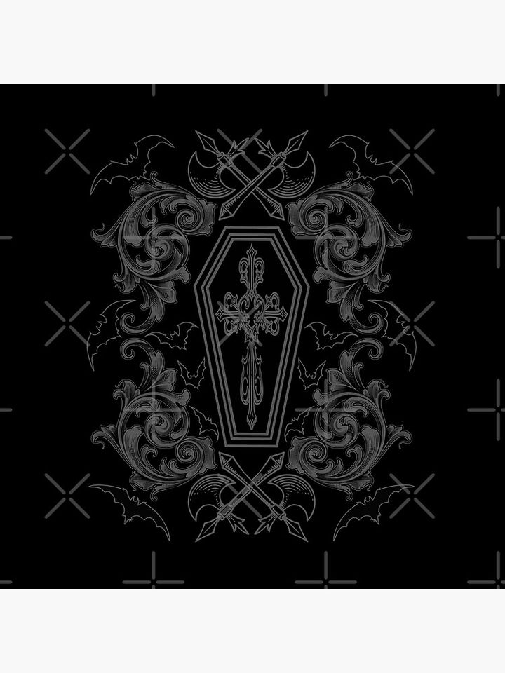 Vampire Coffin Pillow