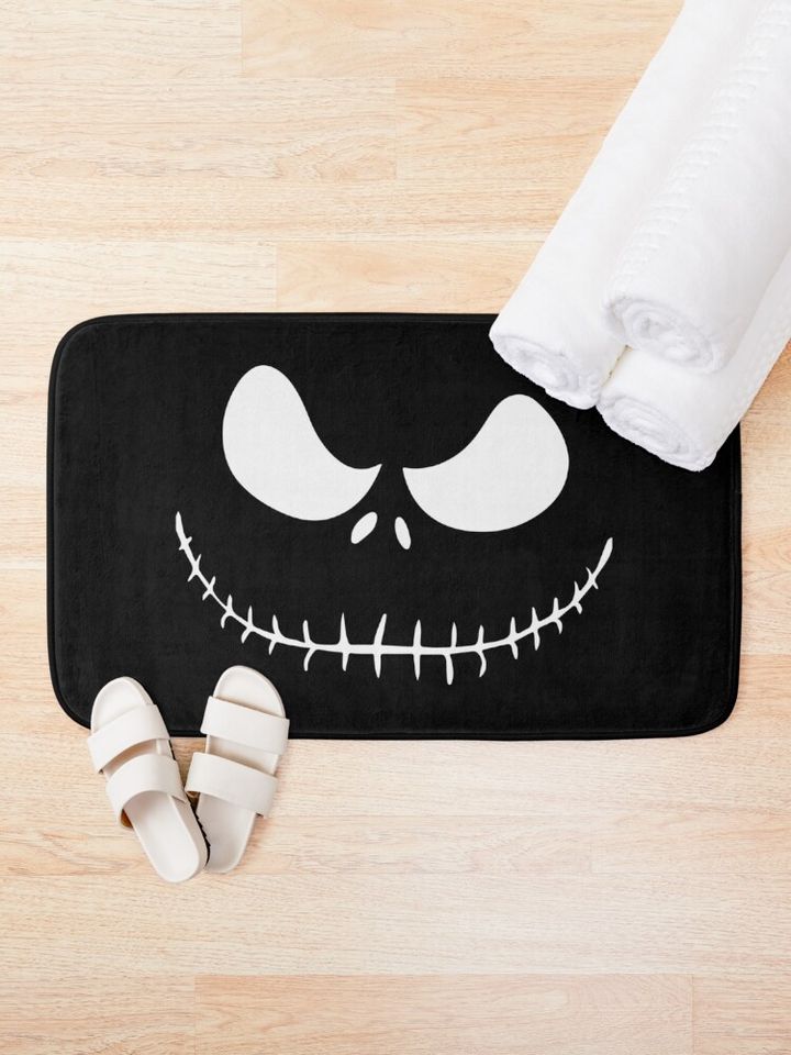 Jack Skellington The Nightmare Before Christmas Disney Bath Mat, Disney Decor