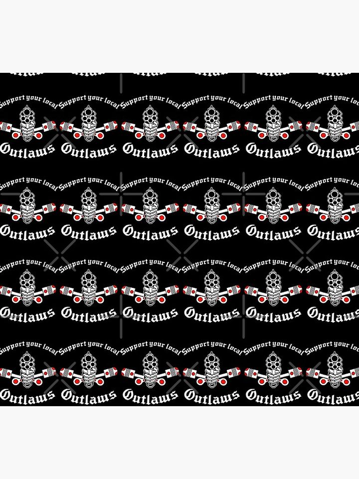 Outlaw mc Support Gift Halloween Day, Thanksgiving, Christmas Day Socks