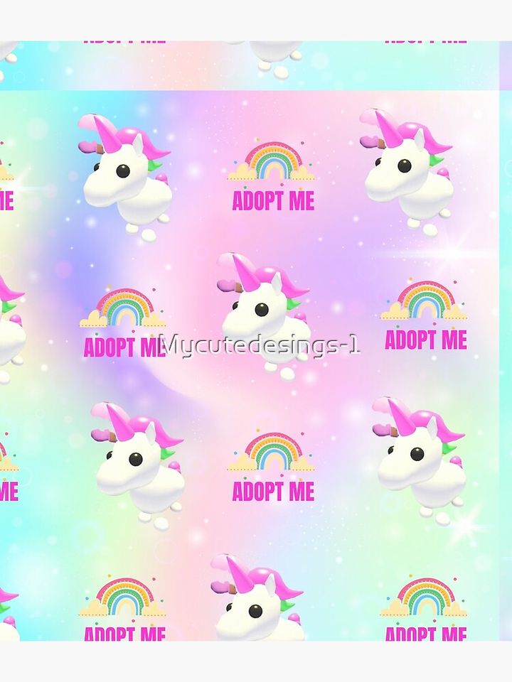 ADOPT ME unicorn Backpack
