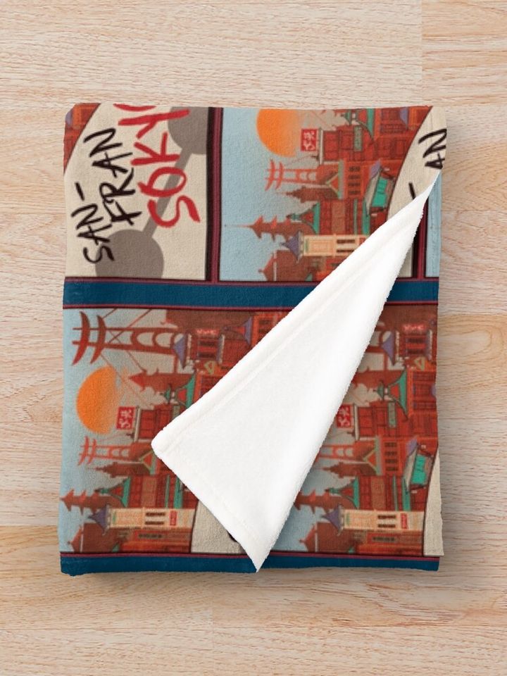 big hero 6    Throw Blanket