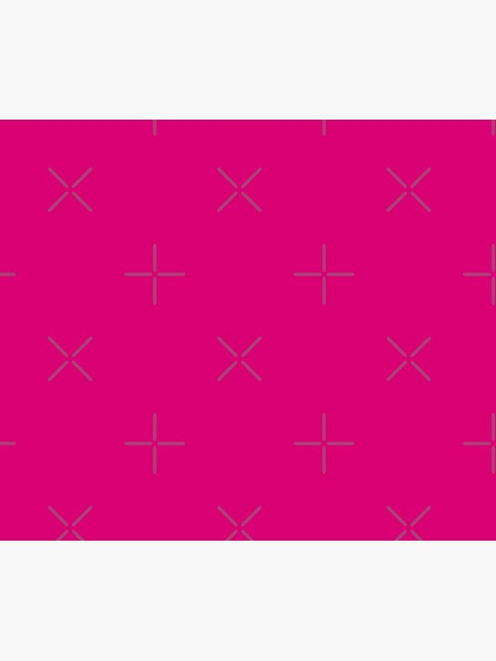 Hot Pink Fuchsia Solid Color Decor Shower Curtain