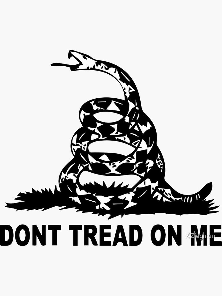 Don't Tread on Me Sticker