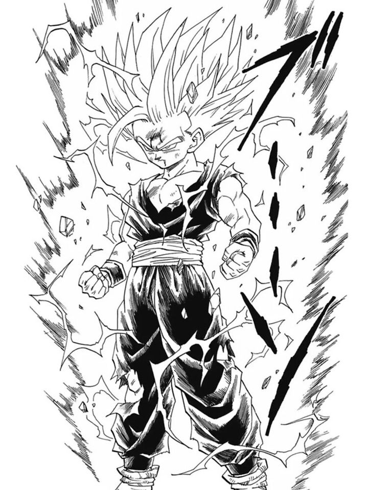 Gohan Super Saiyan 2 Dragon Ball Z manga ssj2 iPhone Case