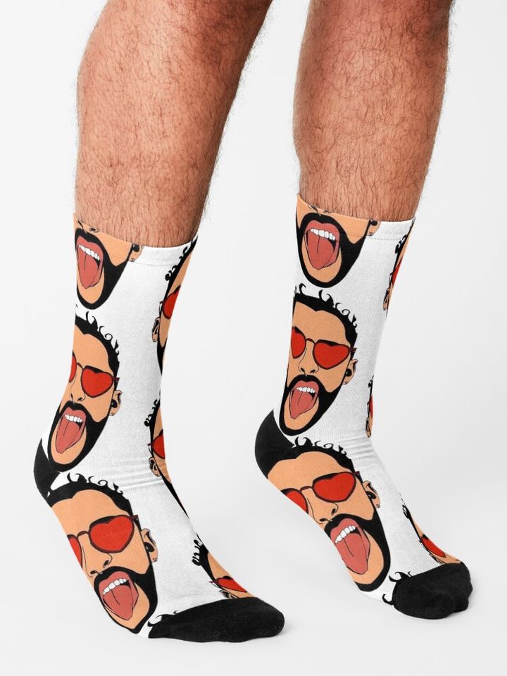 bad bunny dodgers  Socks