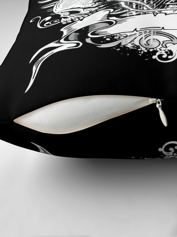 Gothic Baphomet Satanic 666 pentagram Pillow