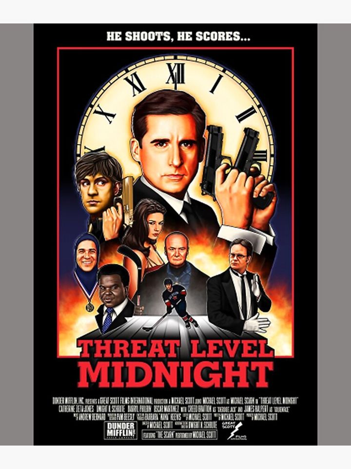 Threat Level Midnight T-ShirtThreat Level Midnight Premium Matte Vertical Poster