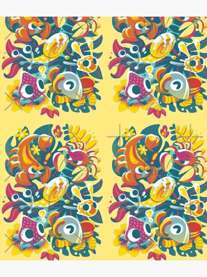 Bugsnaks Creatures Environment Fan Art Cream Kinda Bug And Kinda Snack Try to Catch Them All Backpack