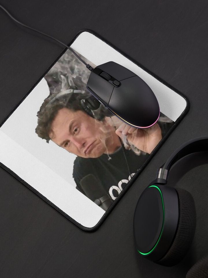 Elon Musk Mouse Pad, Funny Mouse Pad