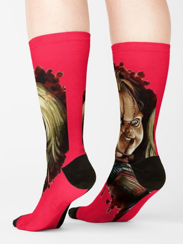 Chucky And Tiffany Love Socks