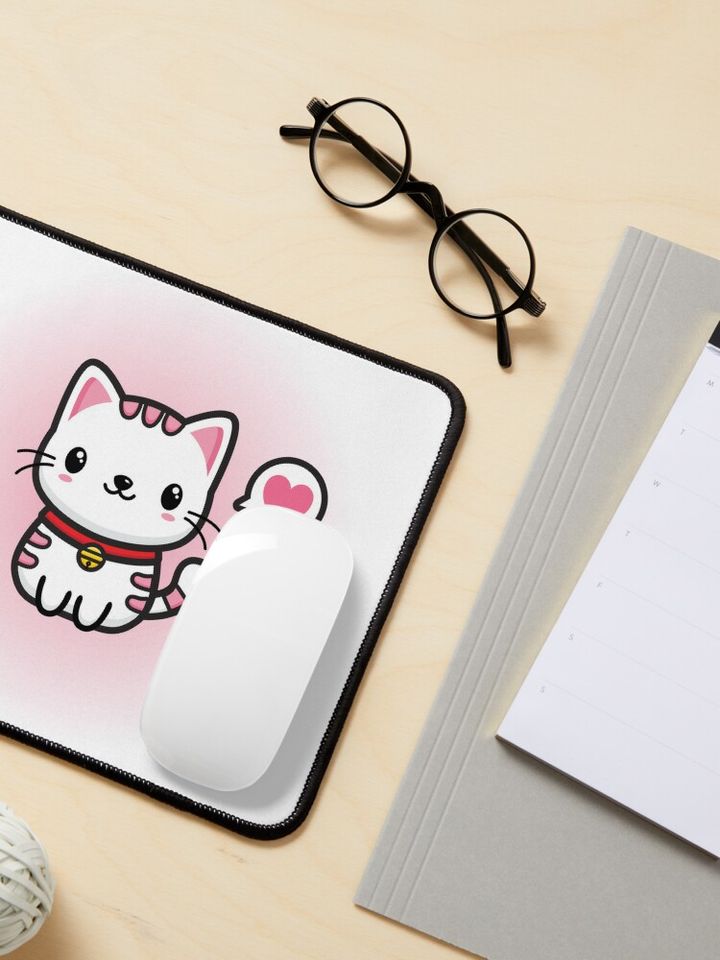 Cute Cat & Hello Kitty, Lovely Cat Mouse Pad