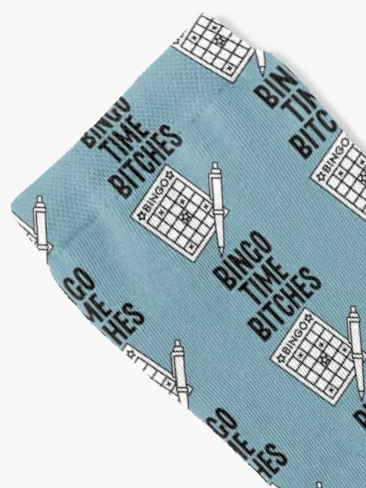 BlueyDad Bingo Times Bitches Socks