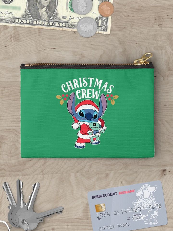 Disney Stitch Christmas Makeup Bag