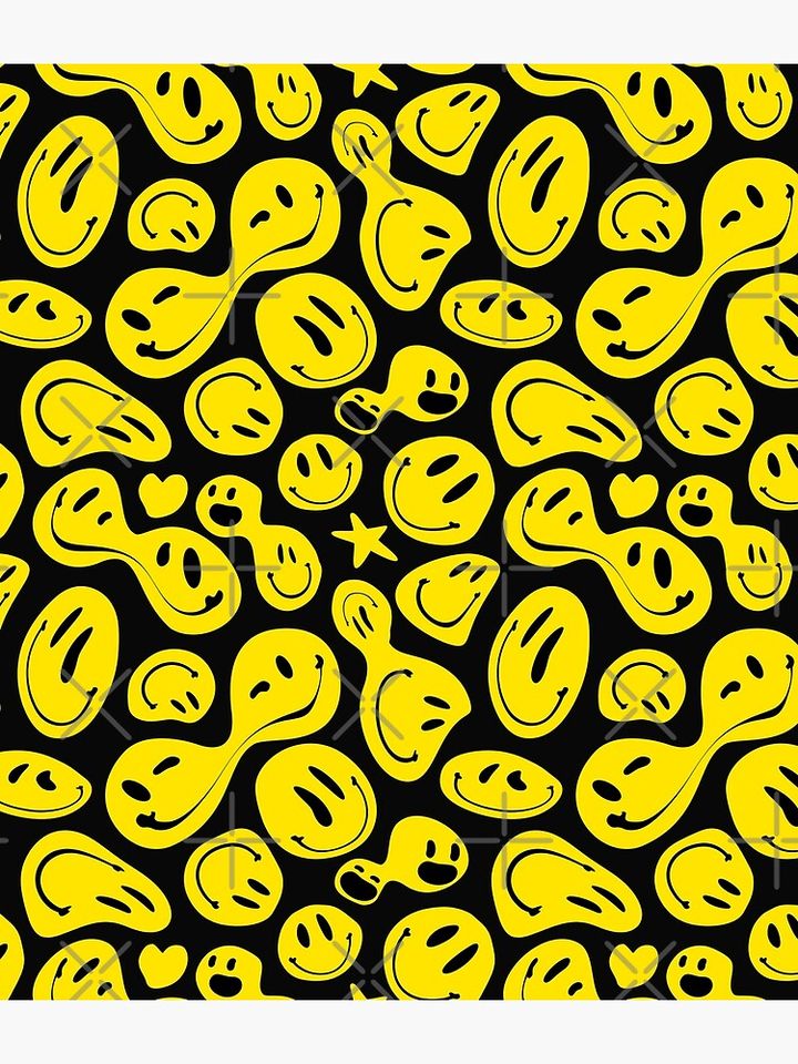 Preppy Aesthetic Smiley  Backpack