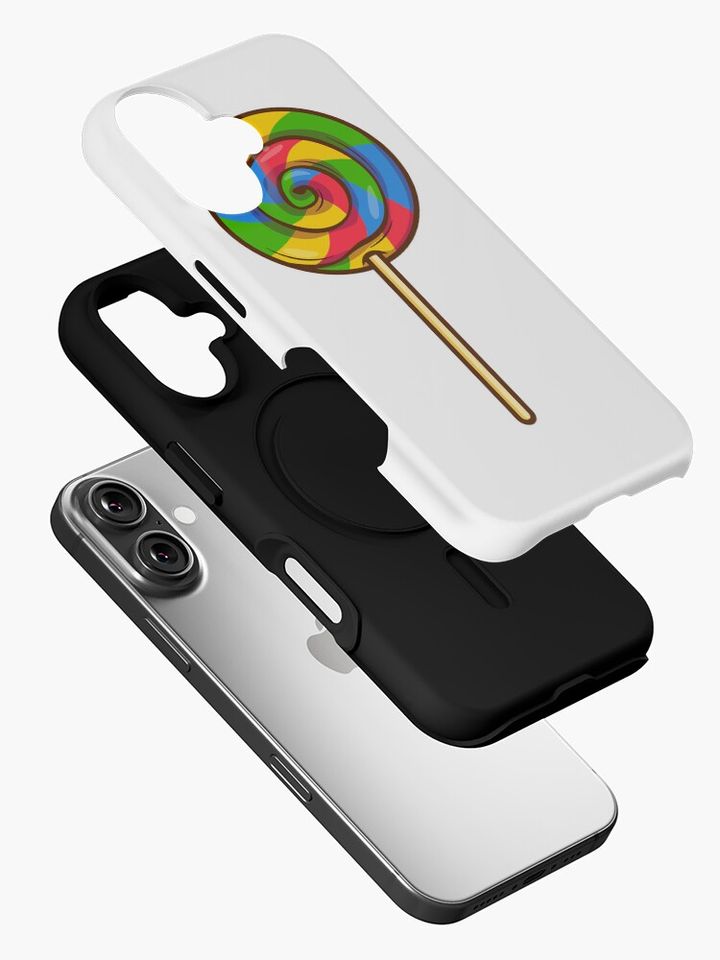 Lollipop Rainbow Sucker Candy Halloween Costume iPhone Case
