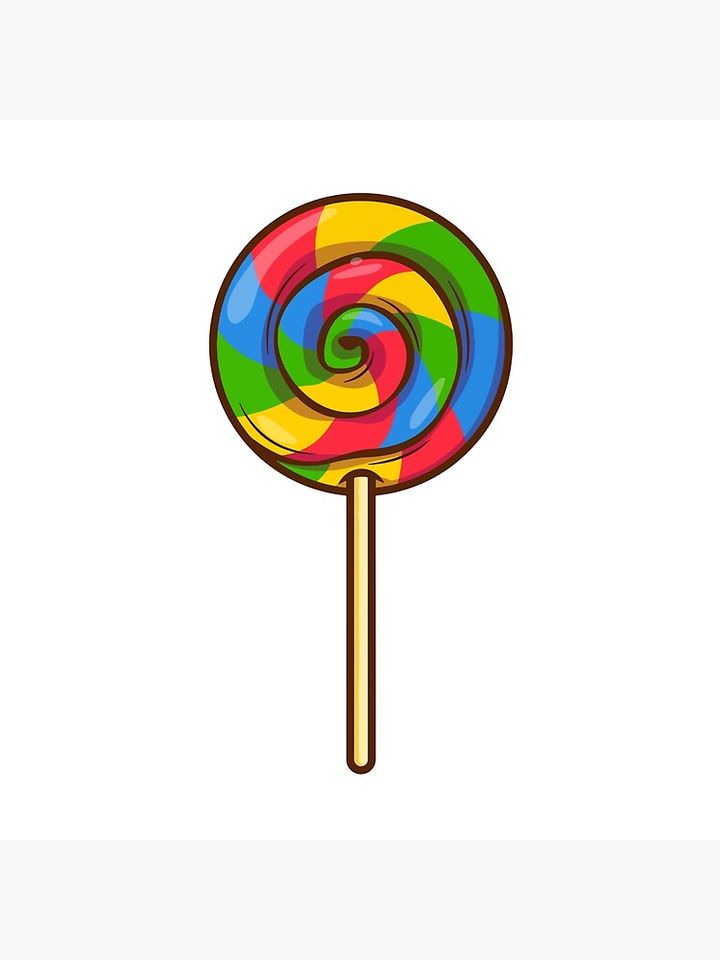 Lollipop Rainbow Sucker Candy Halloween Costume Pillow