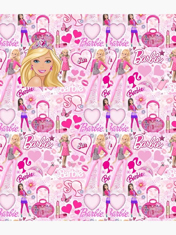 Barbie Collage With Queen Barbie Backpack