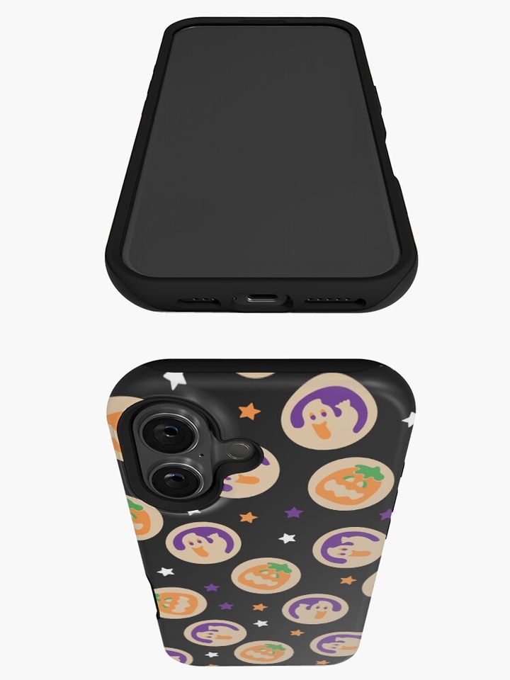 Halloween Pumpkin and Ghost Sugar Cookie  iPhone Case