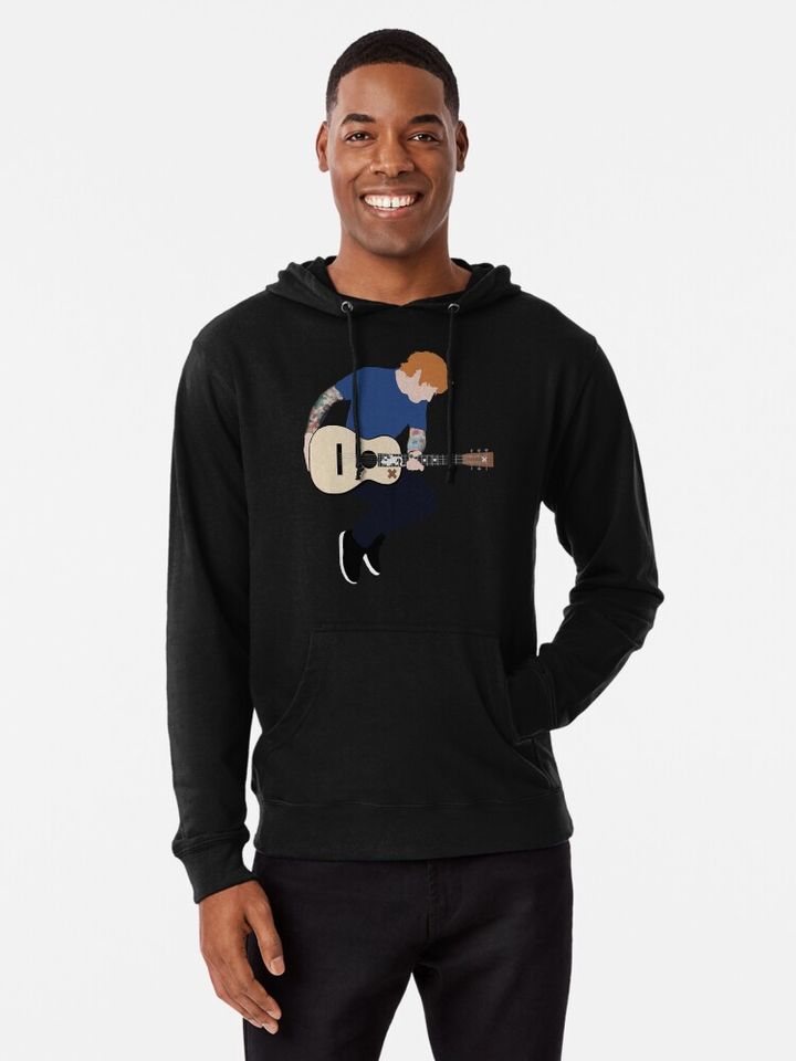 Ed Shee with guitar Pullover Hoodie