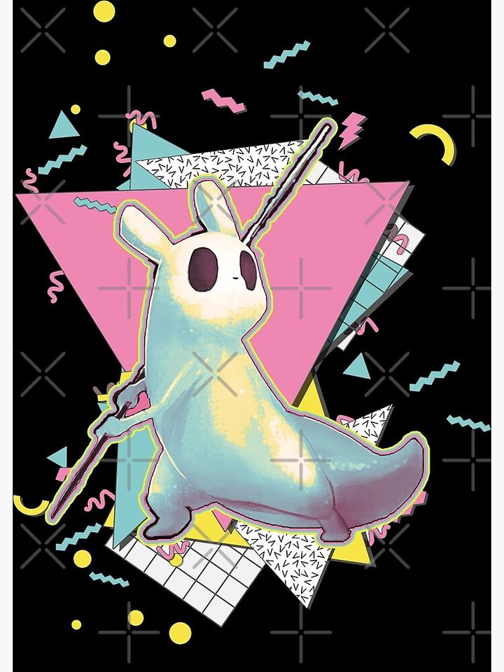 Slug Cat - Rain World *90s graphic design* Premium Matte Vertical Poster