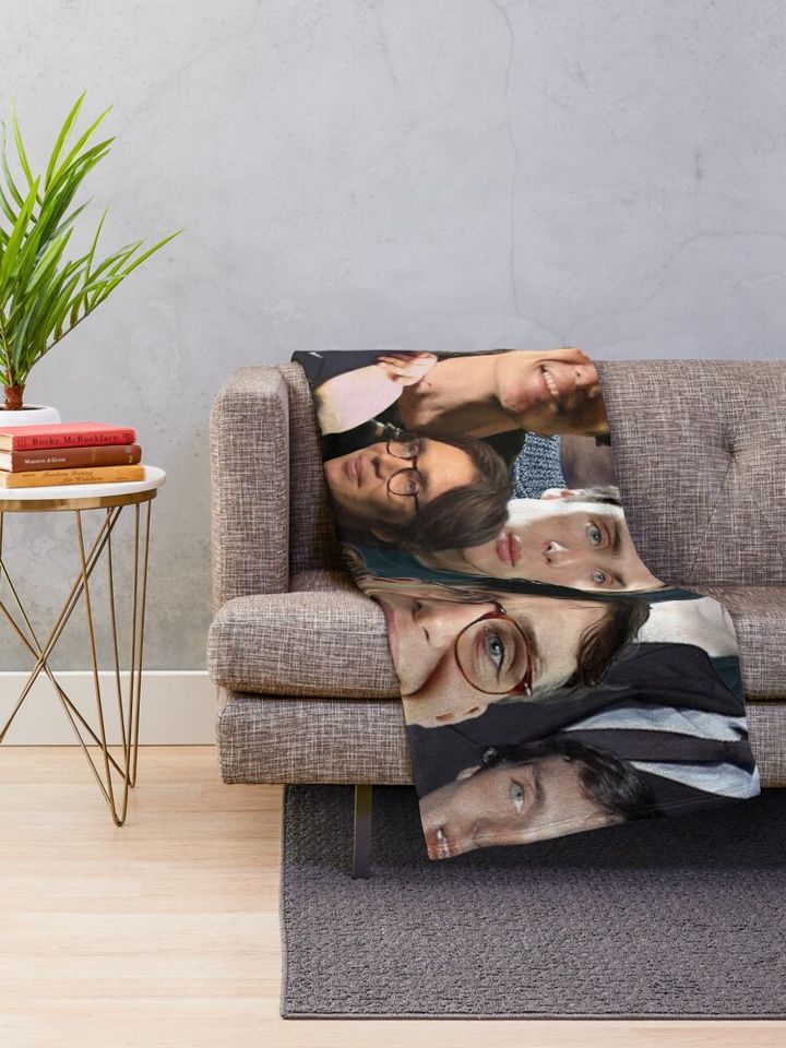 Cillian Murphy Photo Collage Throw Blanket