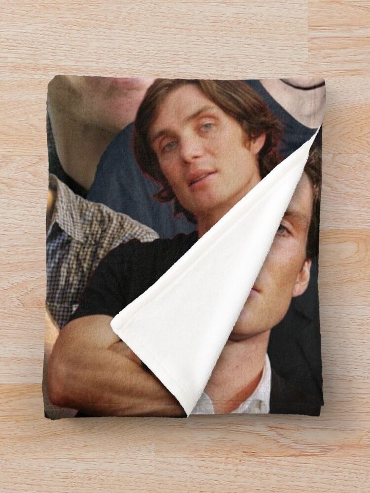 Cillian Murphy Photo Collage Throw Blanket