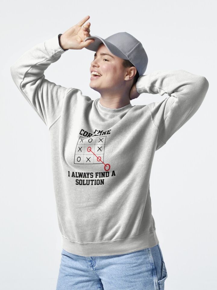 Im Coraline I Always Find A Solution  Pullover Sweatshirt