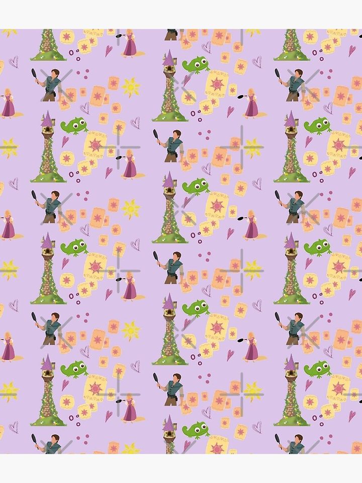 Tangled lanterns pattern Backpack