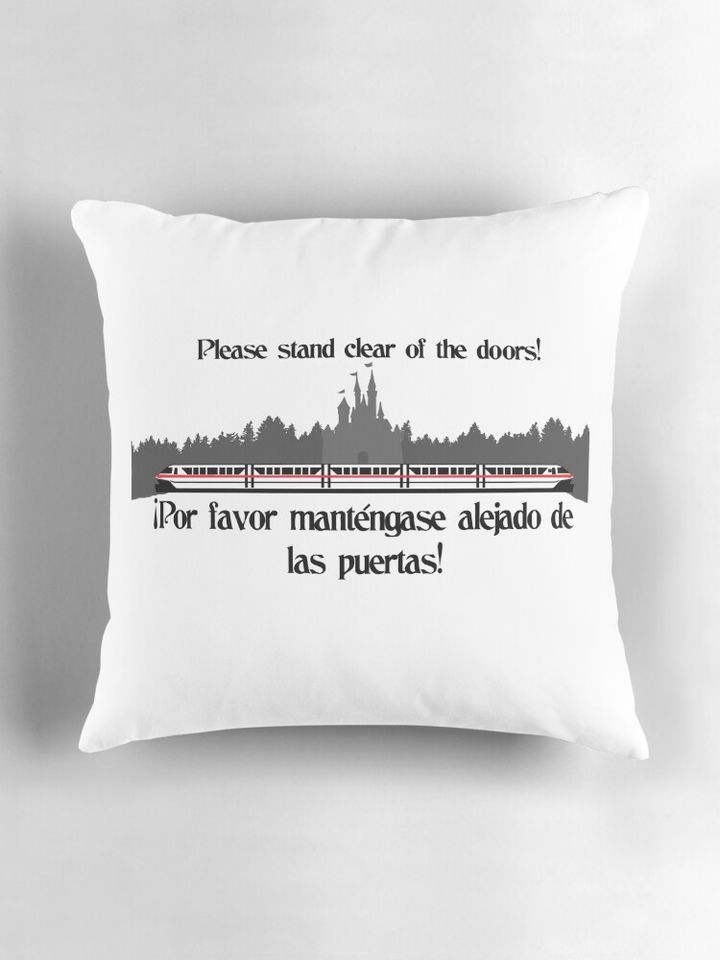 Stand Clear of the Doors Pillow