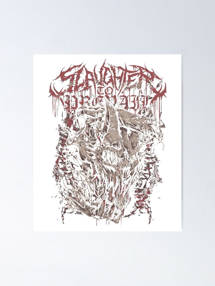 Slaughter to Prevail Poster - Iconic Band Graphic Wall Print Collectible
