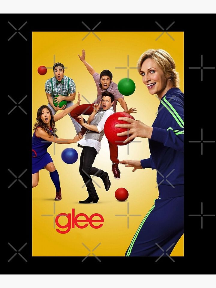 TV Series - Glee - Playbill Yellow Premium Matte Vertical Poster