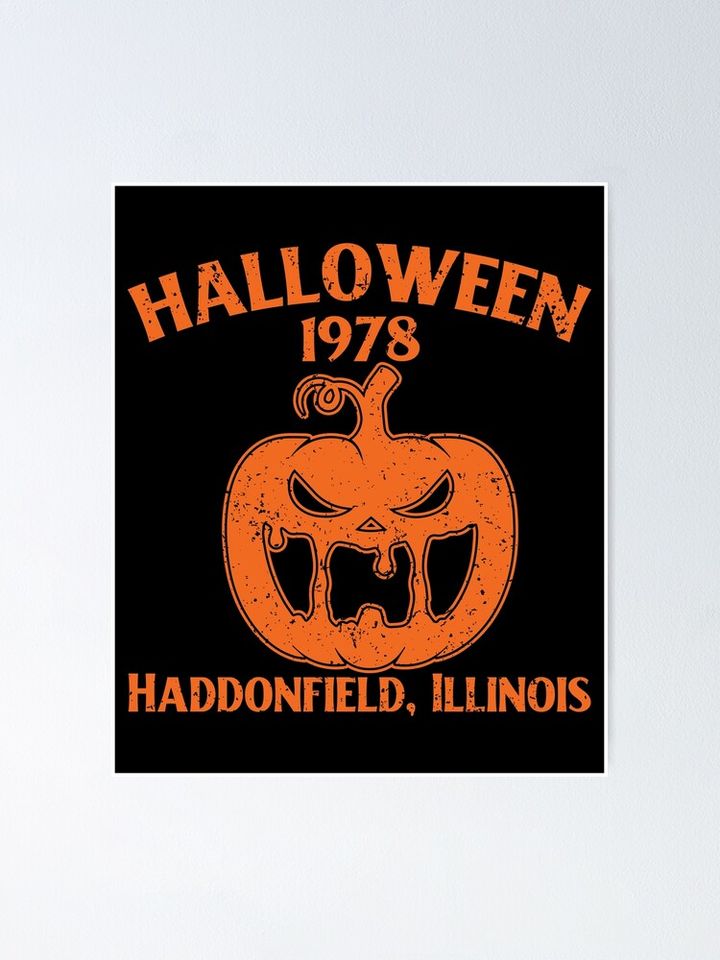 Halloween 1978 Haddonfield Illinois Holiday Spooky Poster