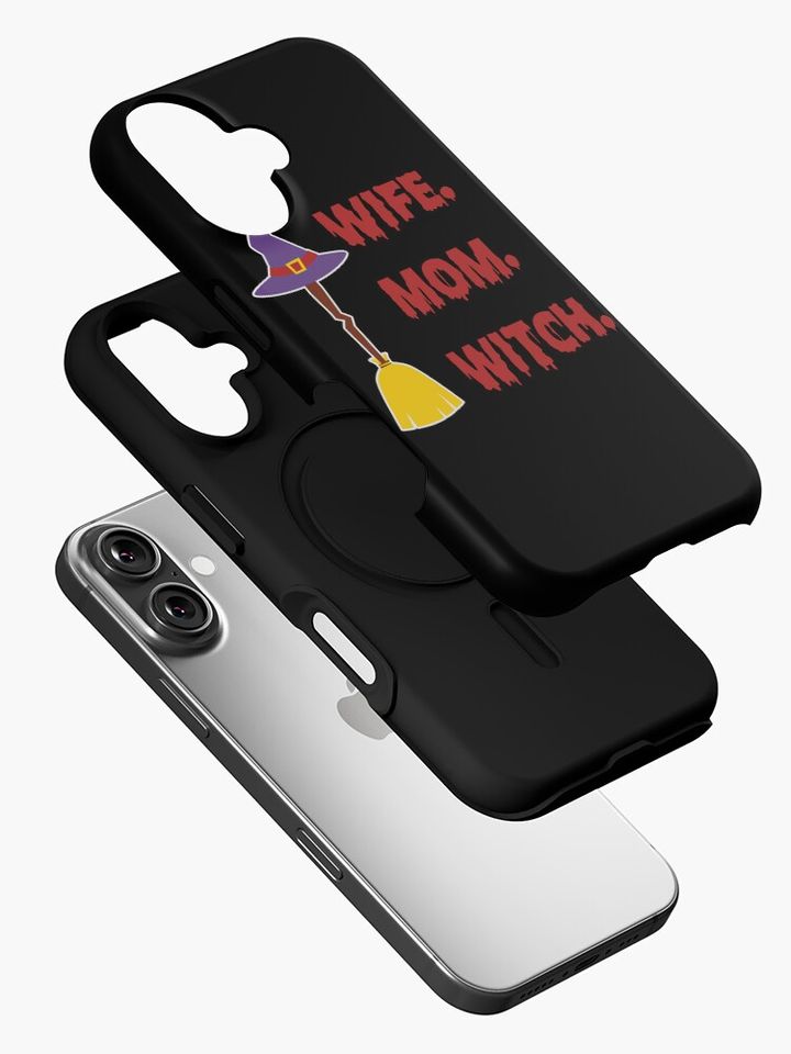 Wife Mom Witch Funny Halloween iPhone Case