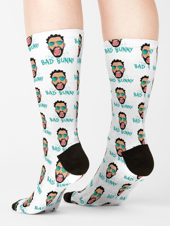 Bad Bunny Dodgers , Baseball Player Bad Bunny Dodgers      Socks