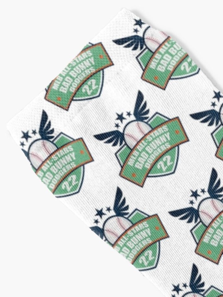 Bad Bunny Dodgers 2022   Socks