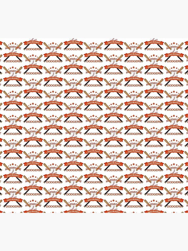 Bad Bunny Dodgers all star game design with baseball bats   Socks