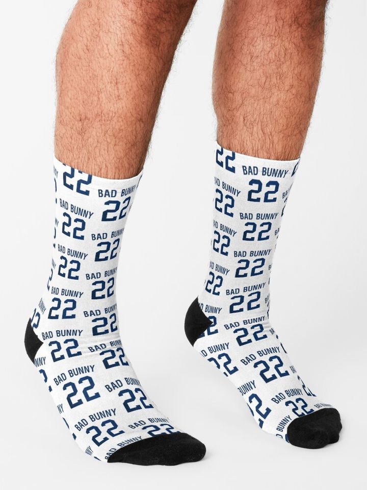Bad Bunny Dodgers , Baseball Player Bad Bunny Dodgers     Socks