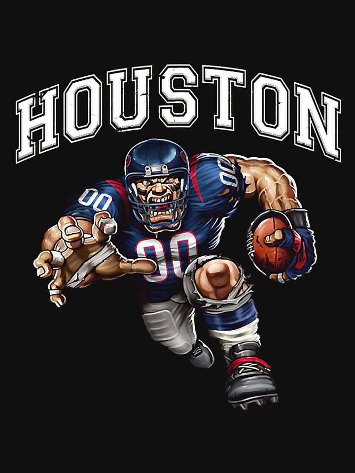 Houston Football Pullover Hoodie