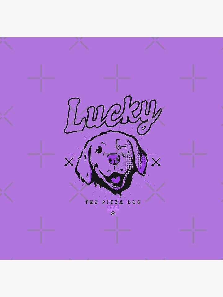 Lucky The Pizza Dog Pin
