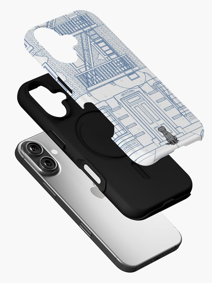 Pizza Dog, Here to Help iPhone Case