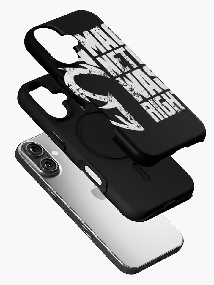 Magneto Was Right - White iPhone Case
