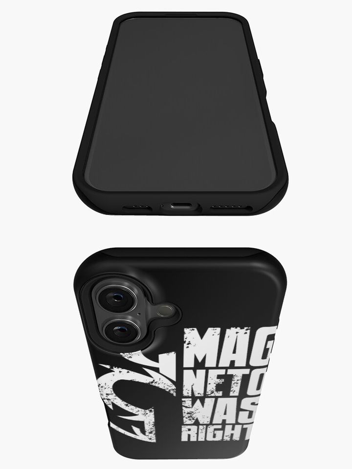 Magneto Was Right - White iPhone Case