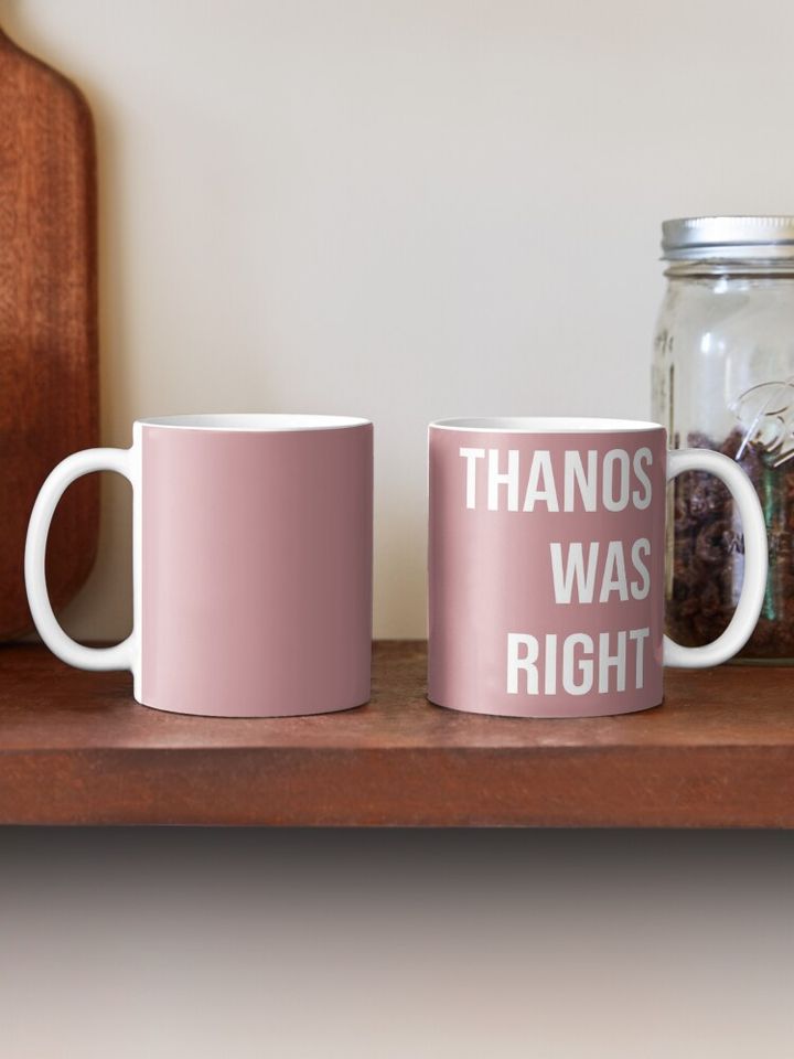 Thanos Was Right - Hawkeye Mug Coffee Mug