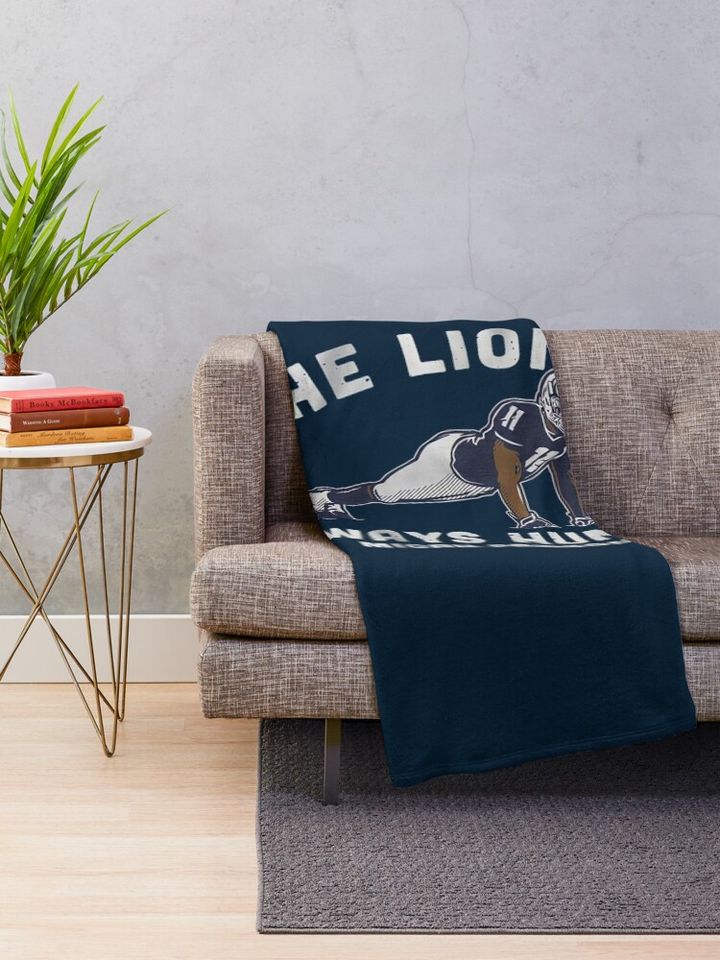 Micah Parsons push Postal Service Throw Blanket